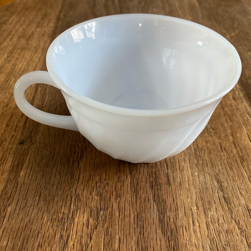 Vintage Cup : Fire King Swirl Azurite Blue by Anchor Hocking No Nick or Chips